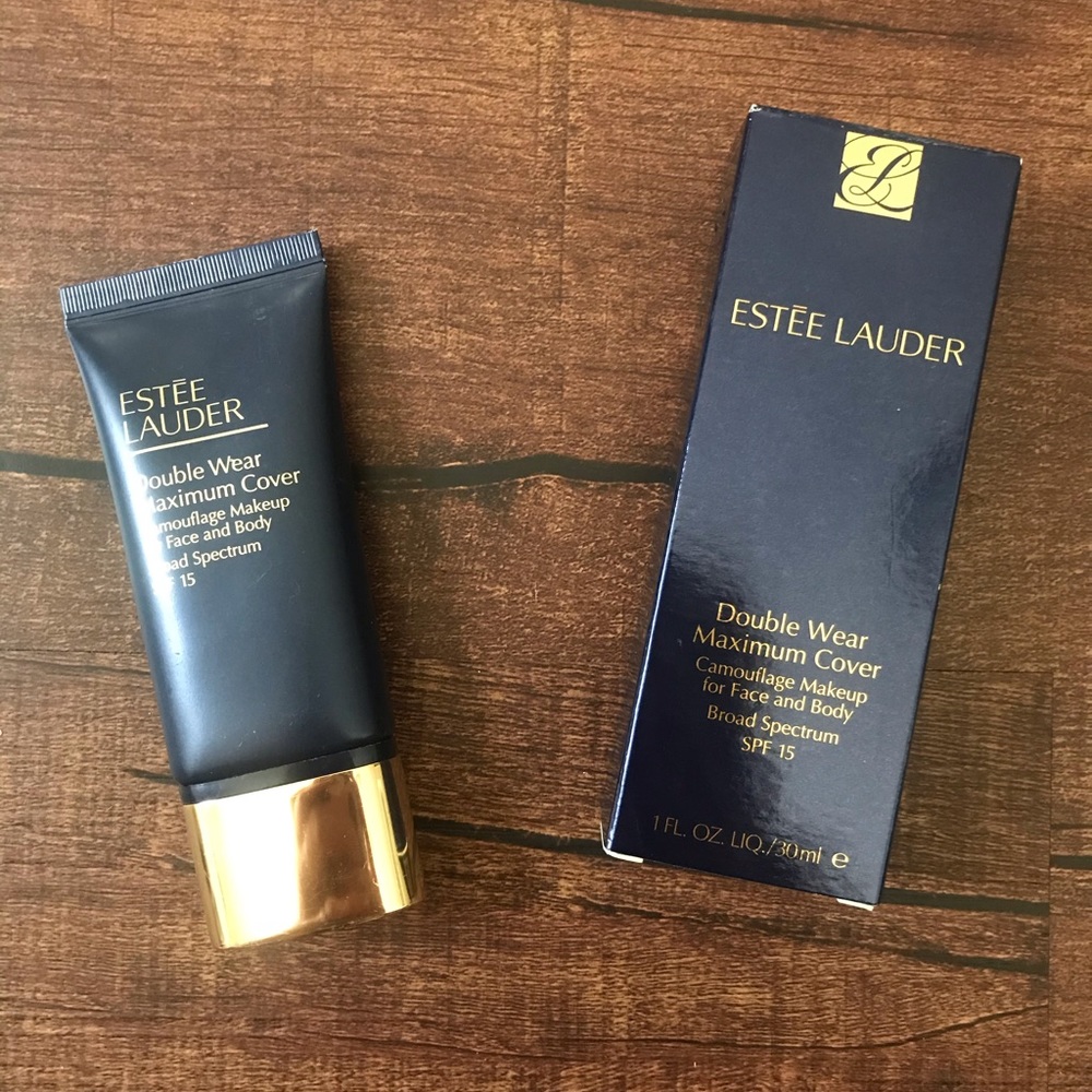 Estee Lauder Double Wear Maximum Cover SPF 15 2W1 Dawn used once!